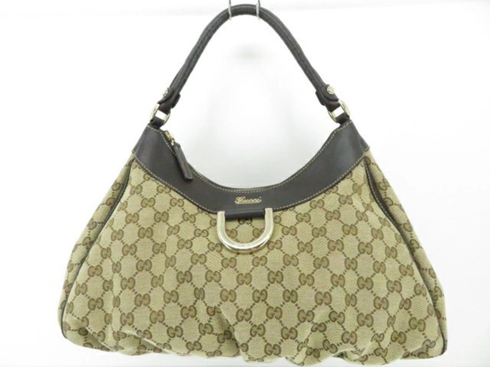 Gucci Bag Hobo Canvas Calfskin